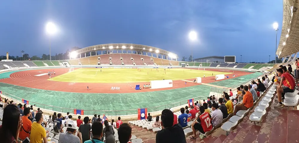 Stadium Nasional Laos di Vientiane, tempat perlawanan Kumpulan H kelayakan Piala Asia B-20